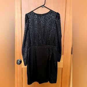 New without tags Express black cheetah print dress size L